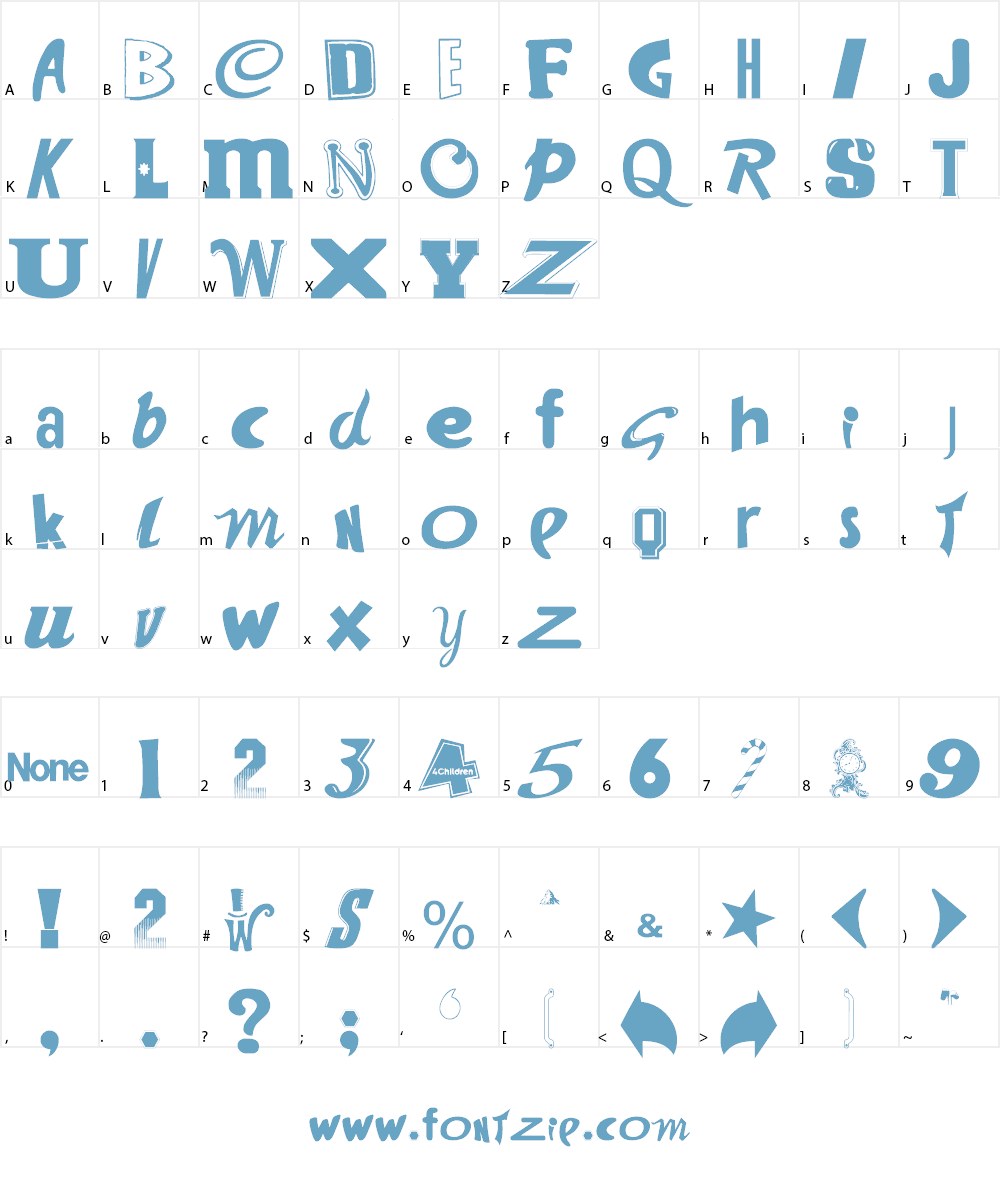 WANT SOME CANDY Font Character
